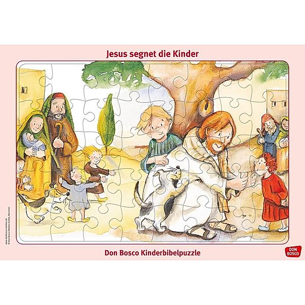 Jesus segnet die Kinder (Rahmenpuzzle)