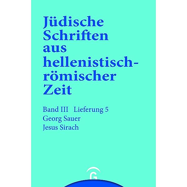 Jesus Sirach (Ben Sira), Georg Sauer