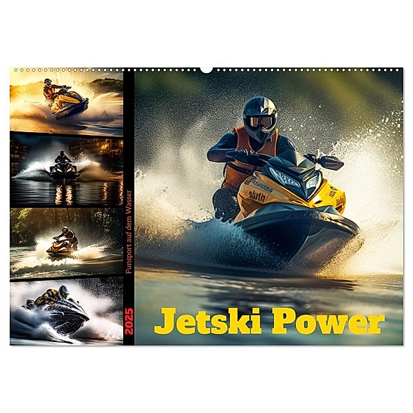 Jetski Power (Wandkalender 2025 DIN A2 quer), CALVENDO Monatskalender, Calvendo, Dirk Meutzner
