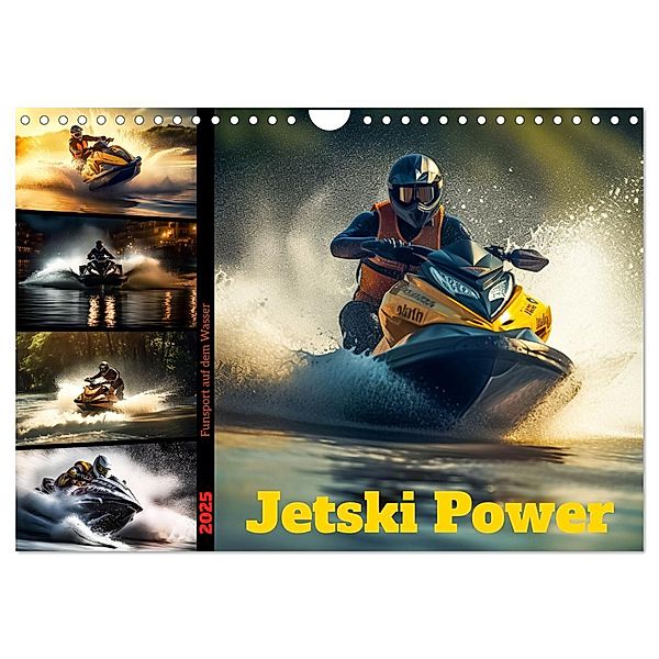 Jetski Power (Wandkalender 2025 DIN A4 quer), CALVENDO Monatskalender, Calvendo, Dirk Meutzner