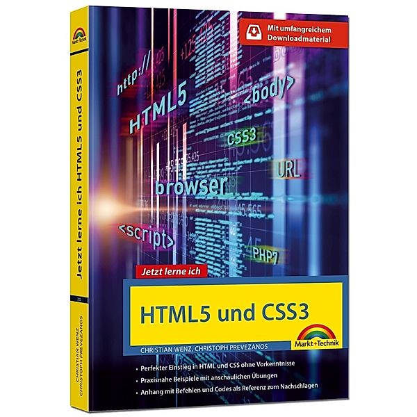 Jetzt lerne ich HTML5 und CSS3, Christian Wenz, Christoph Prevezanos