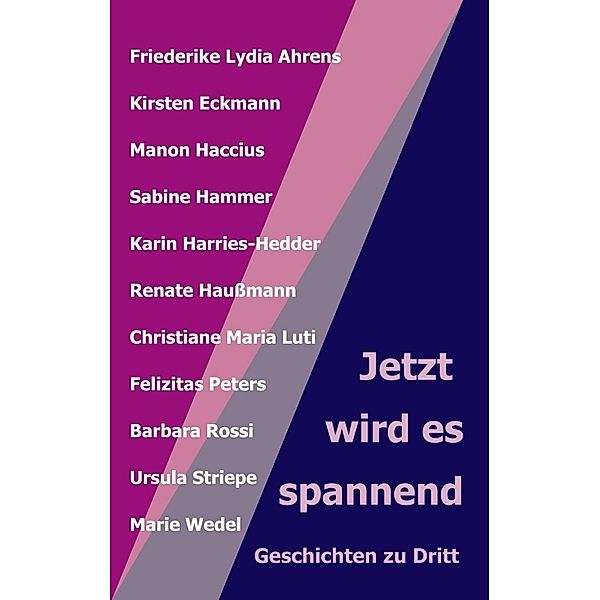 Jetzt wird es spannend, Renate Haussmann (Hg.), Friederike Lydia Ahrens, Ursula Striepe, Christiane Maria Luti, Sabine Hammer, Barbara Rossi, Manon Haccius, Felizitas Peters, Kirsten Eckmann, Marie Wedel, Karin Harries-Hedder