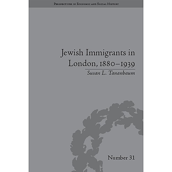 Jewish Immigrants in London, 1880-1939, Susan L Tananbaum