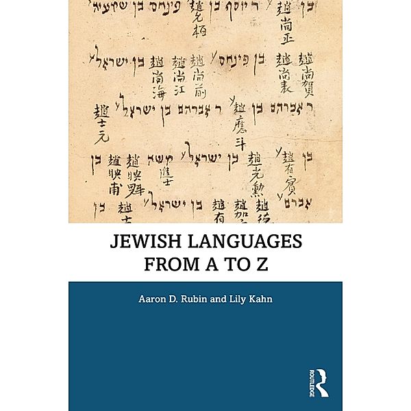 Jewish Languages from A to Z, Aaron D. Rubin, Lily Kahn