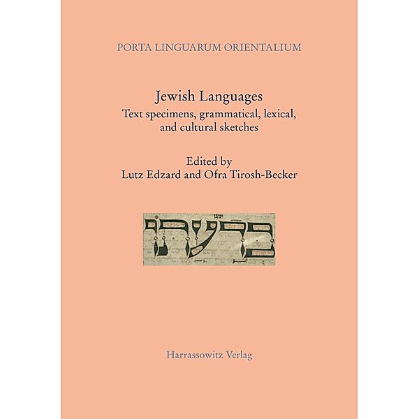 Jewish Languages / Porta Linguarum Orientalium. Neue Serie Bd.28