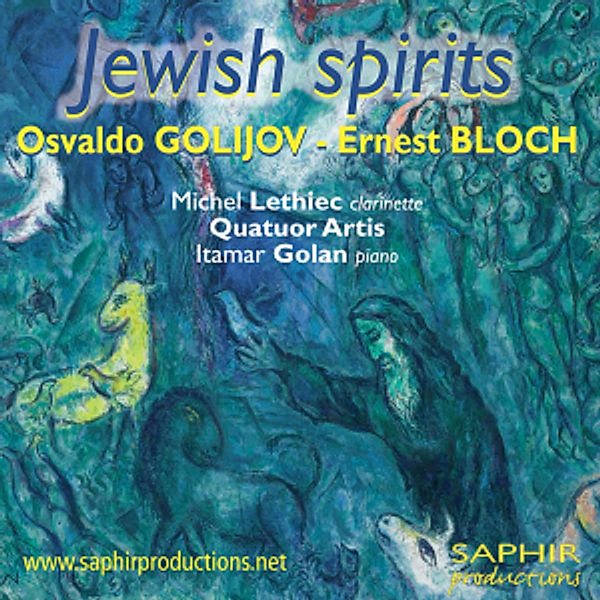 Jewish Spirits, Lethiec, Golan, Quatuor Artis