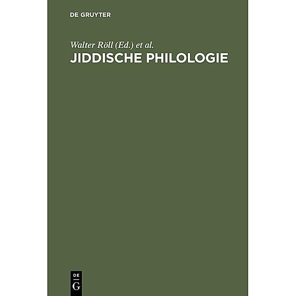 Jiddische Philologie