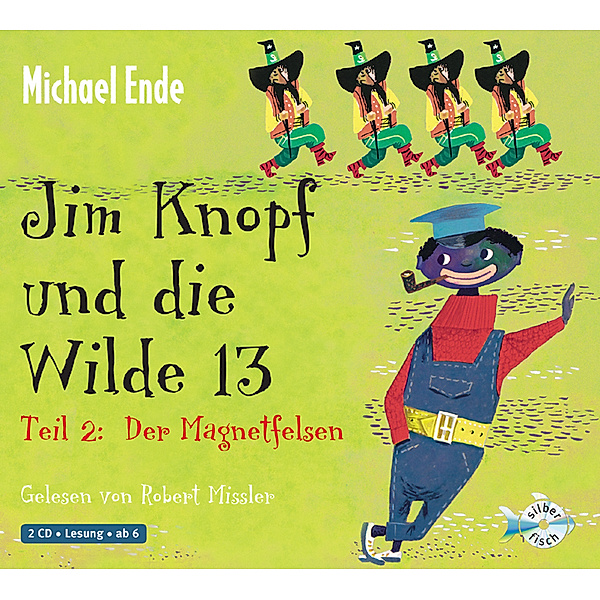 Jim Knopf und die Wilde 13, Audio-CDs: Tl.2 Jim Knopf und die Wilde 13 - Teil 2: Der Magnetfelsen, 2 Audio-CD, Michael Ende