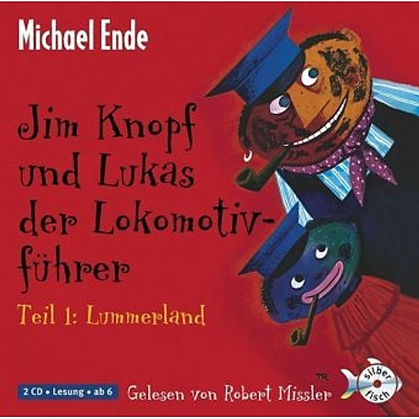 Jim Knopf und Lukas der Lokomotivführer, Audio-CDs: Tl.1 Jim Knopf und Lukas der Lokomotivführer - Teil 1: Lummerland, 2 Audio-CD, Michael Ende