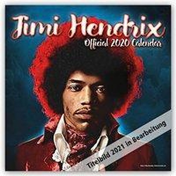 Jimi Hendrix 2021 - 16-Monatskalender, Jimi Hendrix
