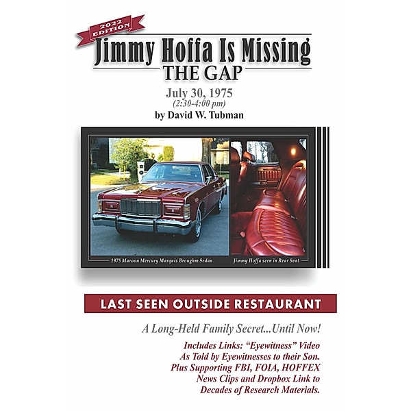 Jimmy Hoffa Is Missing-The Gap, David W. Tubman