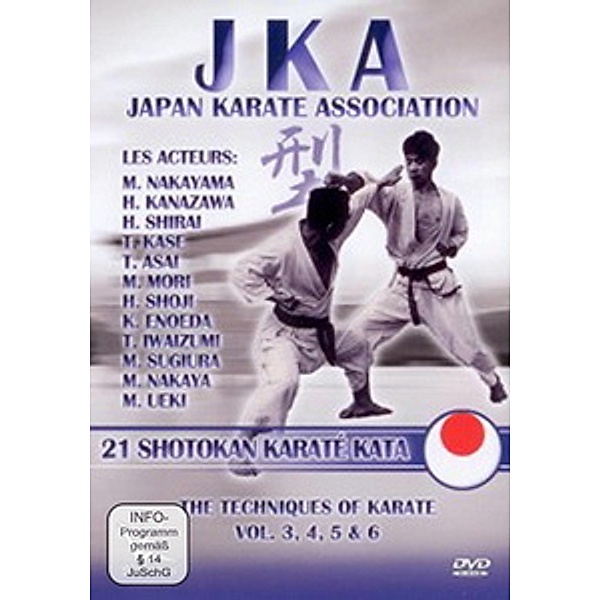 JKA - Japan Karate Association - 21 Shotokan Kata, JKA Japan Karate Association