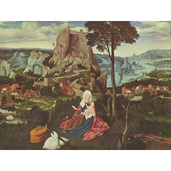 Joachim Patinir - Ruhe auf der Flucht nach Ägypten - 1.000 Teile (Puzzle)