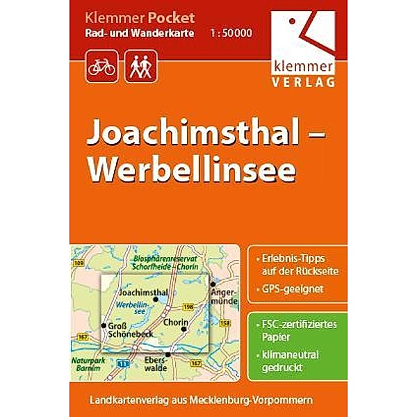 Joachimsthal - Werbellinsee 1 : 50 000