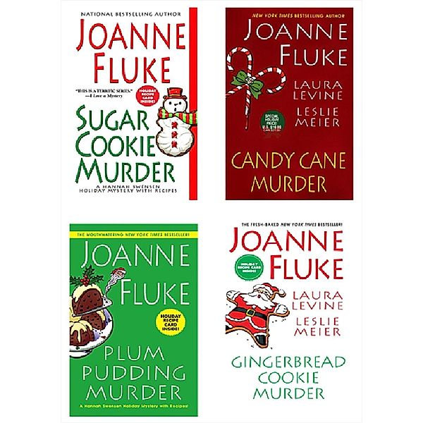 Joanne Fluke Christmas Bundle: Sugar Cookie Murder, Candy Cane Murder, Plum Pudding Murder, & Gingerbread Cookie Murder / A Hannah Swensen Mystery, Joanne Fluke, Laura Levine, Leslie Meier