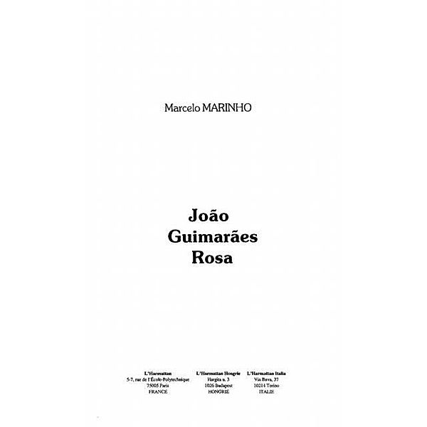 Joao Guimaraes Rosa / Hors-collection, Marinho Marcelo