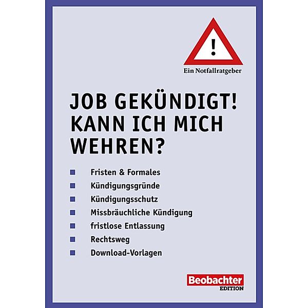 Job gekündigt! Kann ich mich wehren?, Irmtraud Bräunlich Keller