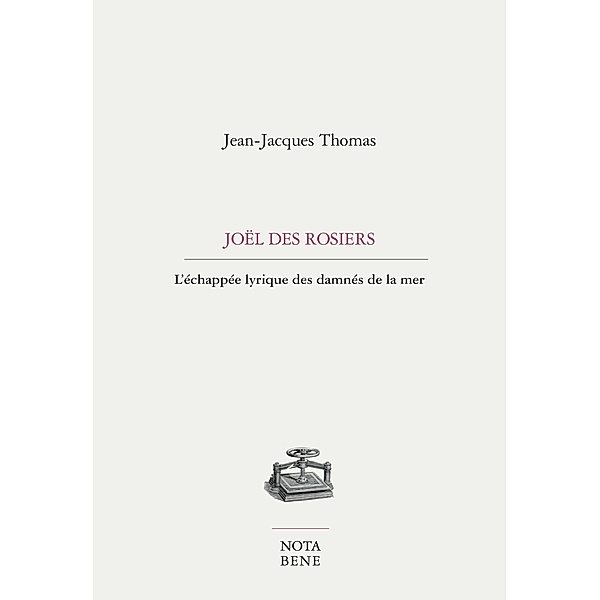 Joël Des Rosiers, Thomas Jean-Jacques Thomas