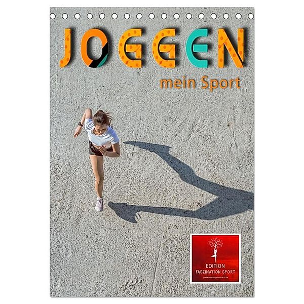 Joggen - mein Sport (Tischkalender 2024 DIN A5 hoch), CALVENDO Monatskalender, Peter Roder