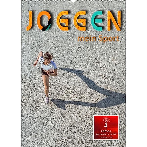 Joggen  - mein Sport (Wandkalender 2023 DIN A2 hoch), Peter Roder