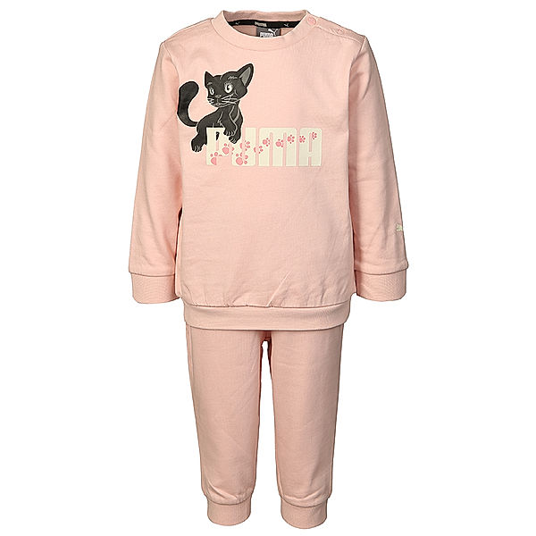 Puma Jogginganzug ANIMALS – CAT 2-teilig in rosa