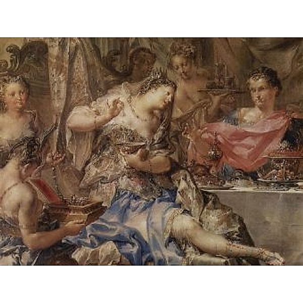 Johann Georg Platzer - Das Gastmal der Kleopatra, Detail - 1.000 Teile (Puzzle)
