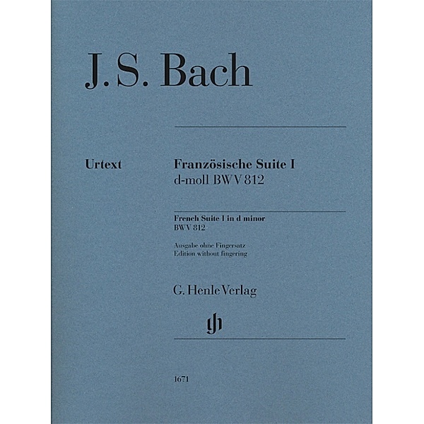 Johann Sebastian Bach - Französische Suite I d-moll BWV 812