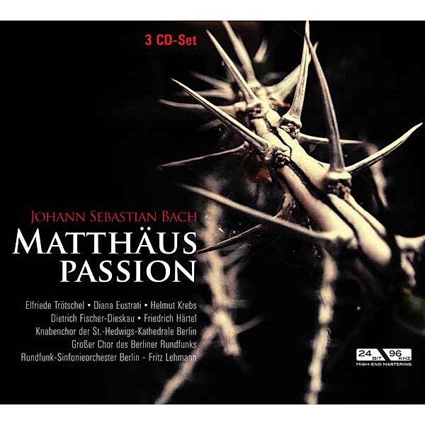 Johann Sebastian Bach - Matthäus Passion, 3 CDs, Johann Sebastian Bach