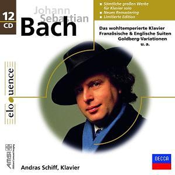 Johann Sebastian Bach: Sämtliche großen Werke für Klavier solo, Johann Sebastian Bach