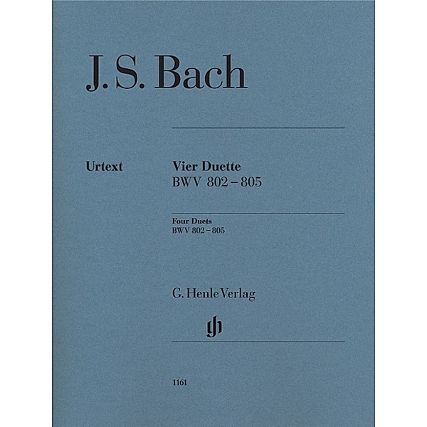 Johann Sebastian Bach - Vier Duette BWV 802-805, Johann Sebastian Bach - Vier Duette BWV 802-805