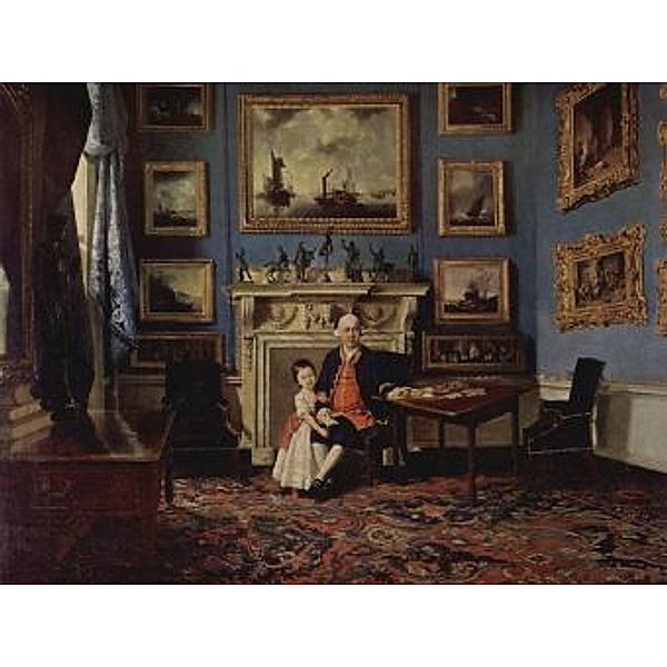 Johann Zoffany - Porträt des Sir Lawrence Dundas und sein Enkel Lawrence - 1.000 Teile (Puzzle)