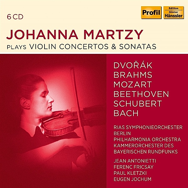 Johanna Martzy Plays Violin Concertos & Sonatas, J. Marthy, E. Jochum, P. Kletzki, F. Fricsay, Philharm