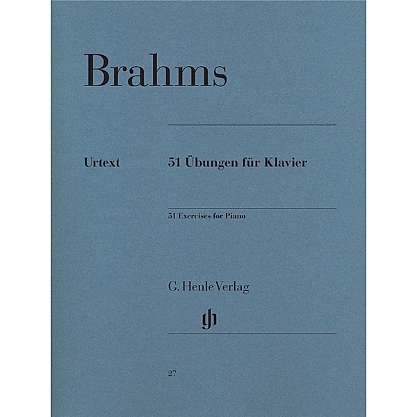 Johannes Brahms - 51 Übungen für Klavier, Johannes Brahms - 51 Übungen für Klavier