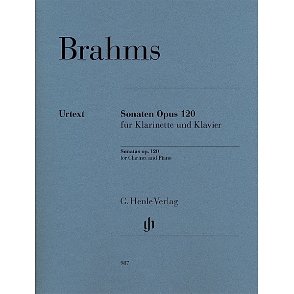 Johannes Brahms - Klarinettensonaten op. 120, Johannes Brahms - Klarinettensonaten op. 120