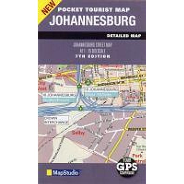 Johannesburg Pocket Map   1 : 17 500