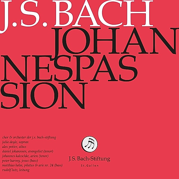 Johannespassion, J.S.Bach-Stiftung, Rudolf Lutz