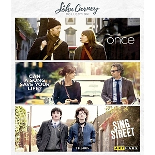John Carney Collection - Once / Can A Song Save Your Life? / Sing Street BLU-RAY Box, Keira Knightley, Mark Ruffalo