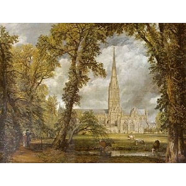 John Constable - Die Kathedrale von Salisbury vom Garten des Bischofs aus gesehen - 1.000 Teile (Puzzle)