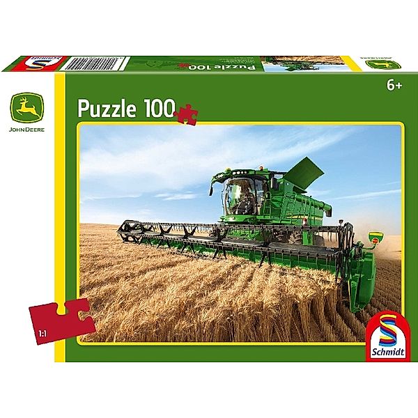 SCHMIDT SPIELE John Deere, Mähdrescher S690 (Kinderpuzzle)