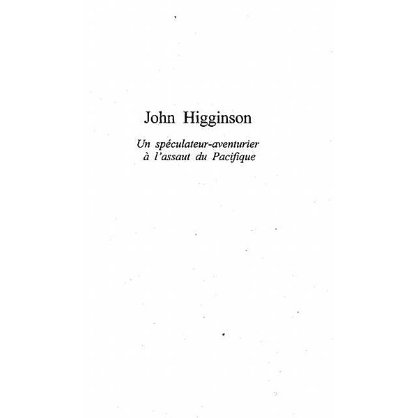 JOHN HIGGINSON / Hors-collection, THOMPSON ANNE-GABRIELLE