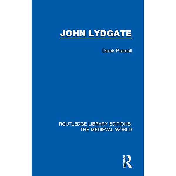 John Lydgate, Derek Pearsall