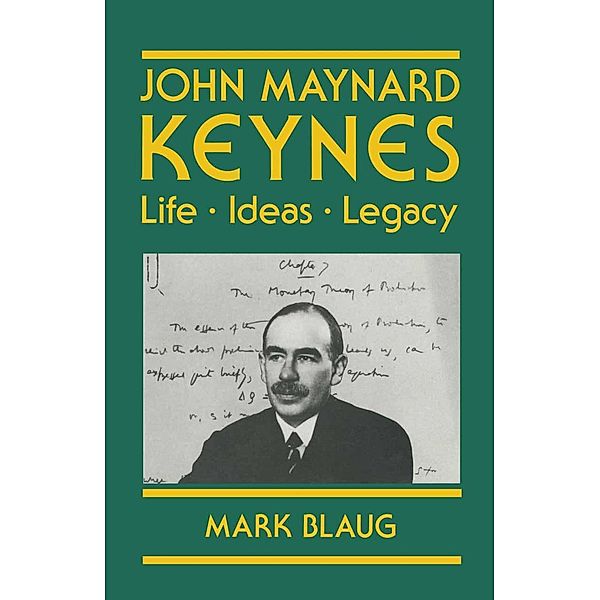 John Maynard Keynes / Keynesian Studies, Mark Blaug