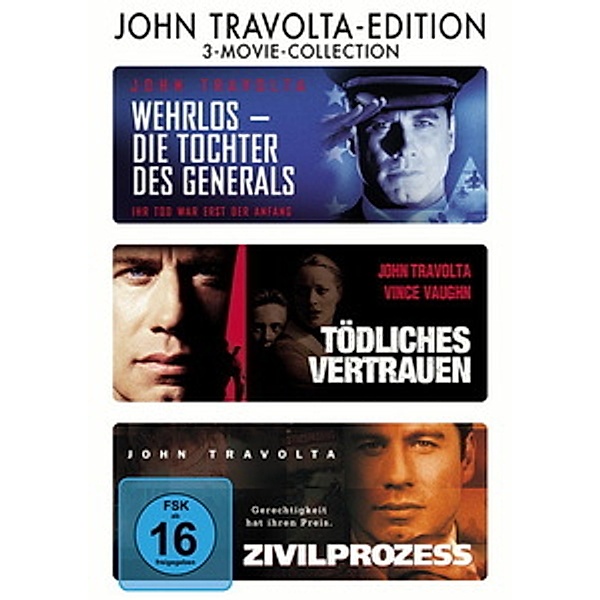 John Travolta-Edition: 3-Movie-Collection, John Lithgow,Vince Vaughn Teri Polo