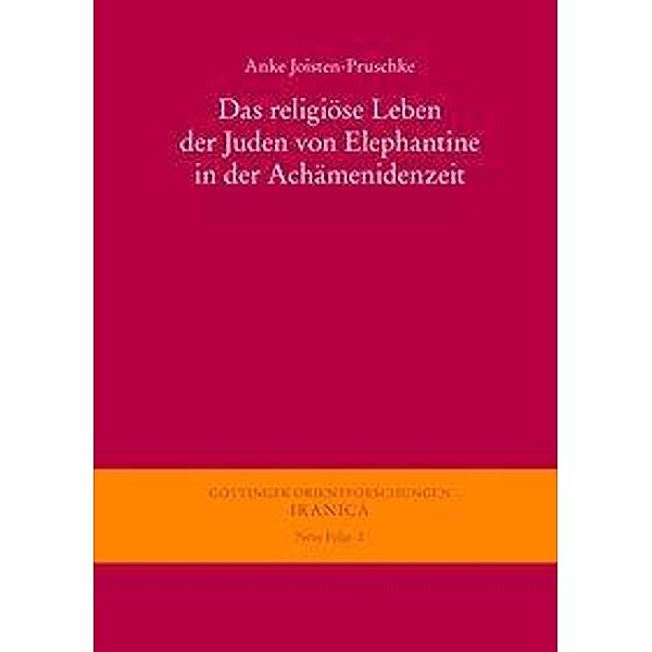 Joisten-Pruschke, A: Das religiöse Leben der Juden von Eleph, Anke Joisten-Pruschke