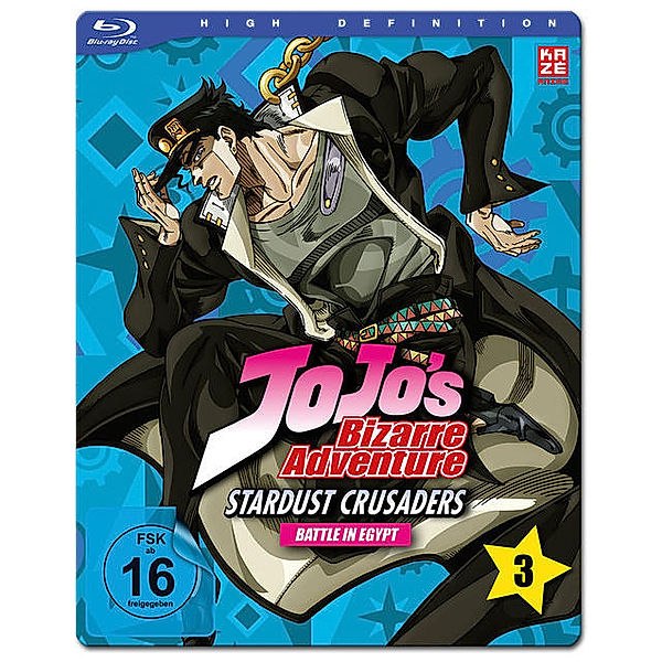 Jojo's Bizarre Adventure - 2. Staffel - Blu-ray Vol. 3 (Episoden 25-36)