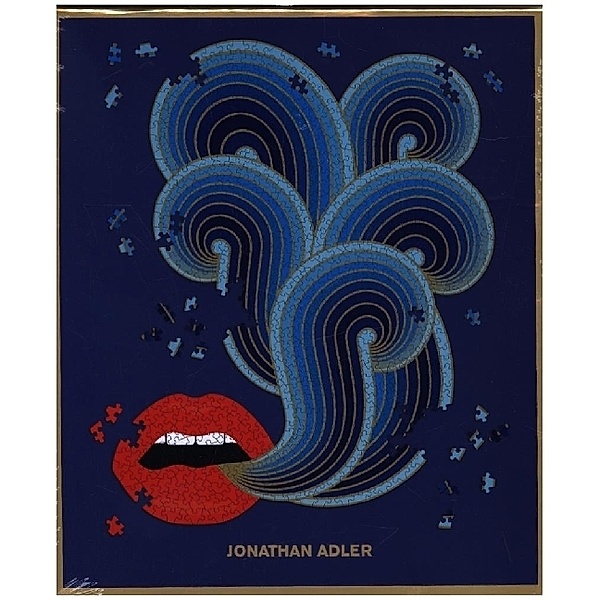 Jonathan Adler 750 Piece Lips Shaped Puzzle