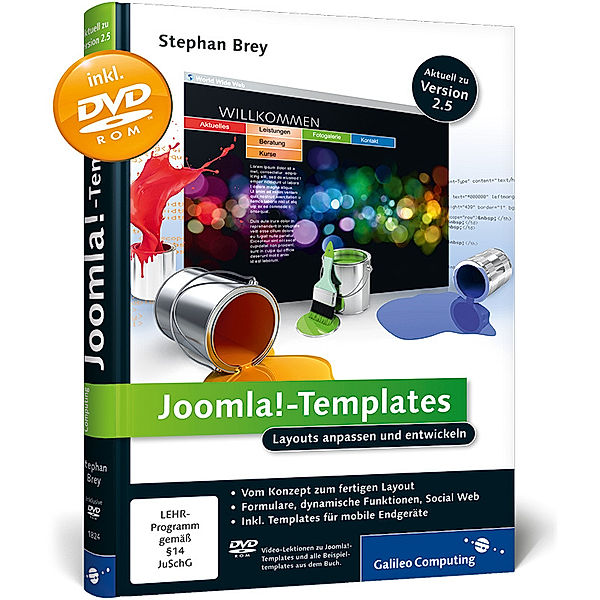 Joomla!-Templates, m. 1 DVD-ROM, Stephan Brey