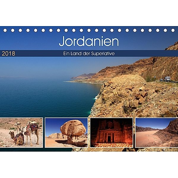 Jordanien - Ein Land der Superlative (Tischkalender 2018 DIN A5 quer), Michael Herzog