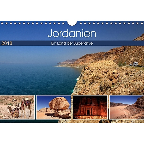 Jordanien - Ein Land der Superlative (Wandkalender 2018 DIN A4 quer), Michael Herzog