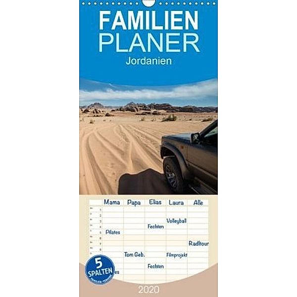 Jordanien - ein Land faszinierender Schönheit - Familienplaner hoch (Wandkalender 2020 , 21 cm x 45 cm, hoch), Christian Bremser